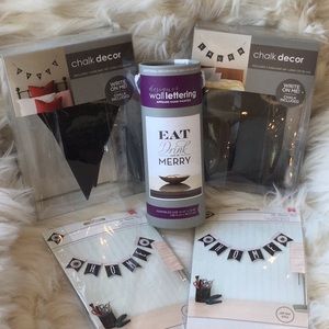 Chalk Banners and Decor